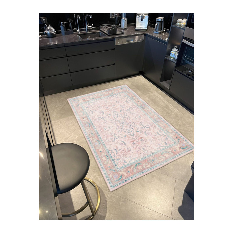 Tapis décoratif lavable Modern, Sous-tapis carré 3 pi 3 po inclus