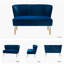Noemi 2 Seater Velvet Sofa-165736767