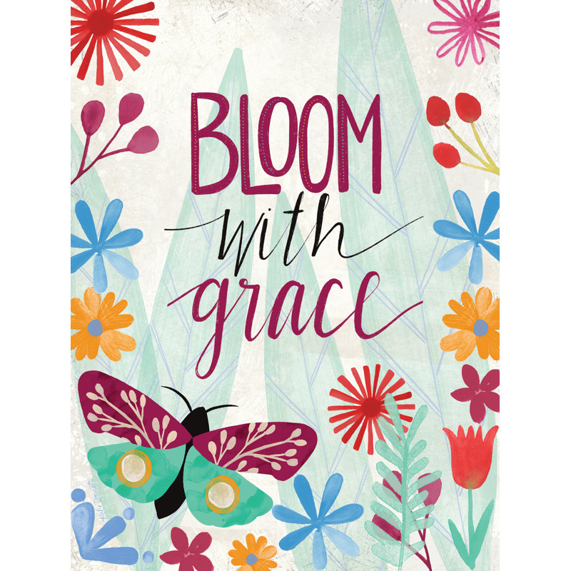 «Bloom With Grace» par Katie Doucette, H 18 po x l 12 po