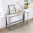 Clodoveo 47.24'' Glass Top Console Table-299762982-299762977
