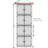 72" Corner Cabinet With 8 Doors - Keep Your Items Organized Construction Oak Color For Dining Area High Unit Versatile Storage Solution Home Office