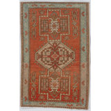 Wool Area Rug in Red