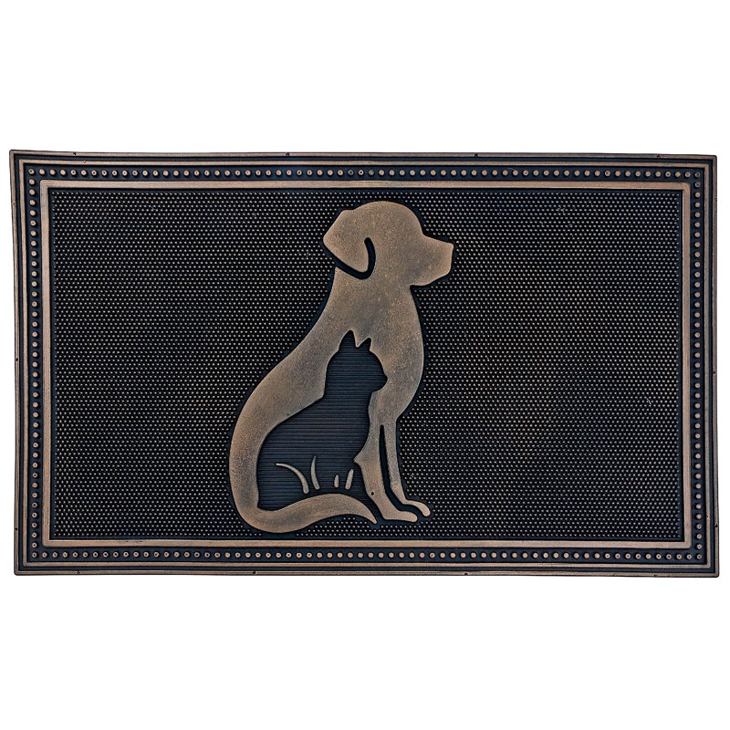 Tapis en caoutchouc pour chien et chat 18 X 30
