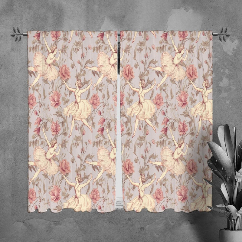 Marsels Room Darkening Curtain Pair, 40" W x 82" L