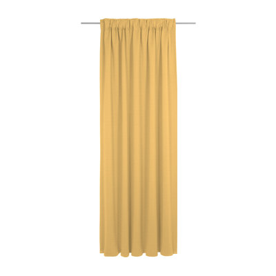 Uni Collection 100% Cotton Room Darkening Curtain Single Panel