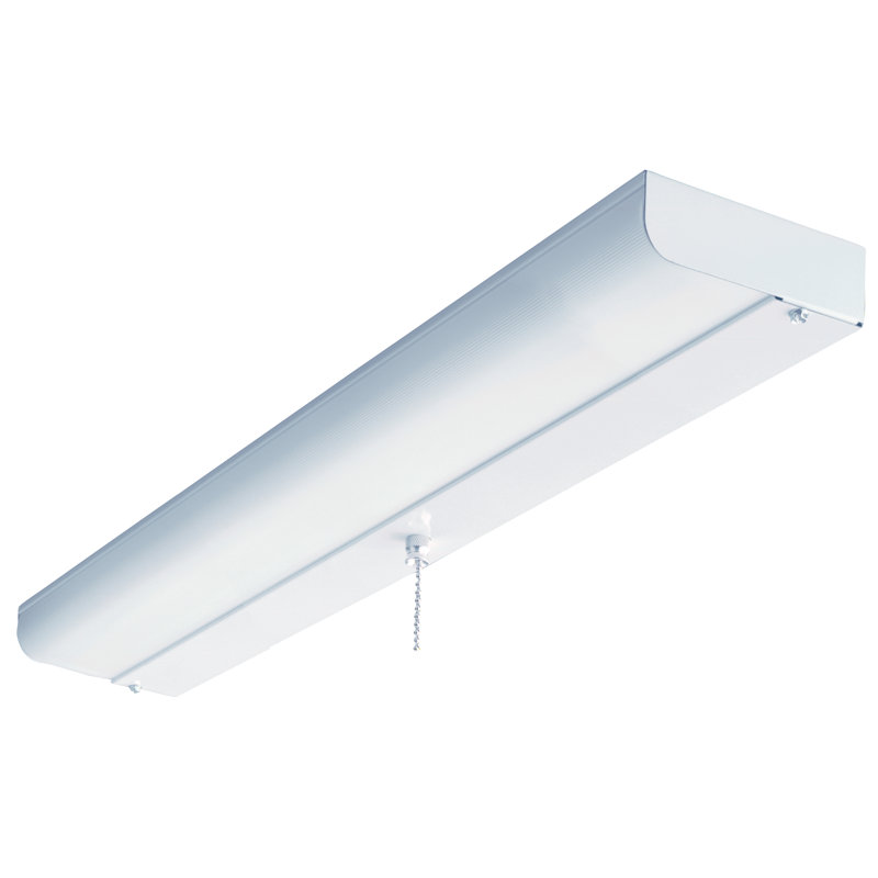 Plafonnier encastré rectangulaire 1 lumière, 24 po