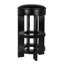 Berlin Upholstered Stool with Solid Wood Frame-1930746801