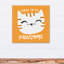 Art de toile de pawsome né pour be Tig-112185737-112185712