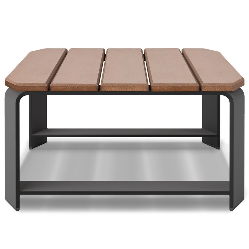 Table basse avec plateau, Graphite