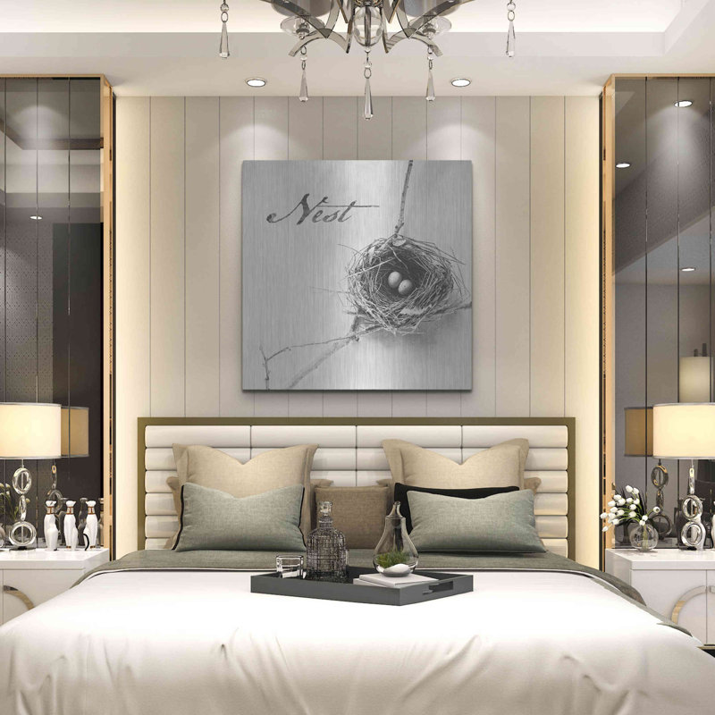 «Nest and Branch IV Nest BW» par Debra Van Swearingen, H 36 po x l 36 po