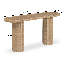 Console Darcy Faux Travertine-1032629414
