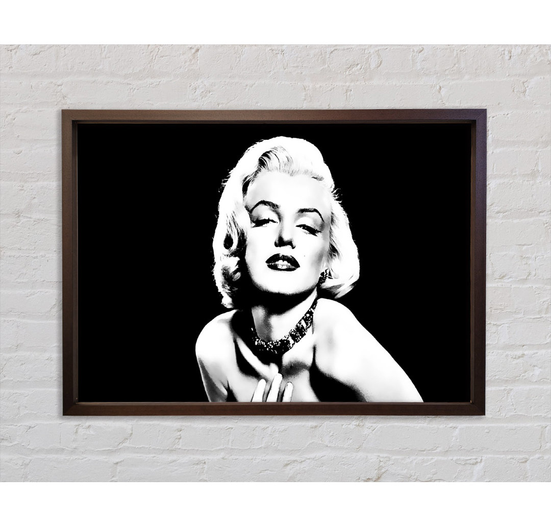 Marilyn Monroe Glamour B N W - Druck