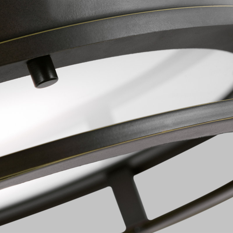 Union LED Outdoor Flush Mount, Antique Bronze