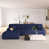 Polyester bleu est en rupture de stock