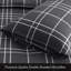 Microfiber Chequered Duvet Cover Set-124592857