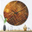 Horloge murale en bois doré-63618391