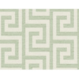 Lillian August Ink Luna Retreat Greek Key Embossed Vinyl Unpasted Wallpaper