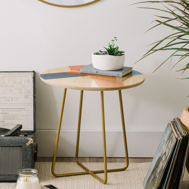 Dore Solid Wood Top End Table