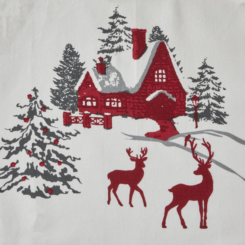 Christmas No Pattern Cotton Bib Apron