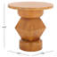 Table d'appoint ronde en bois Claussen-1823209019