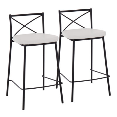 Tabouret de comptoir empilable 25 po Dannie
