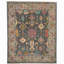 Elan Hand Knotted Wool Oriental Area Rug in Charcoal Gray, Rose, Purple, Multicolor-1462383806