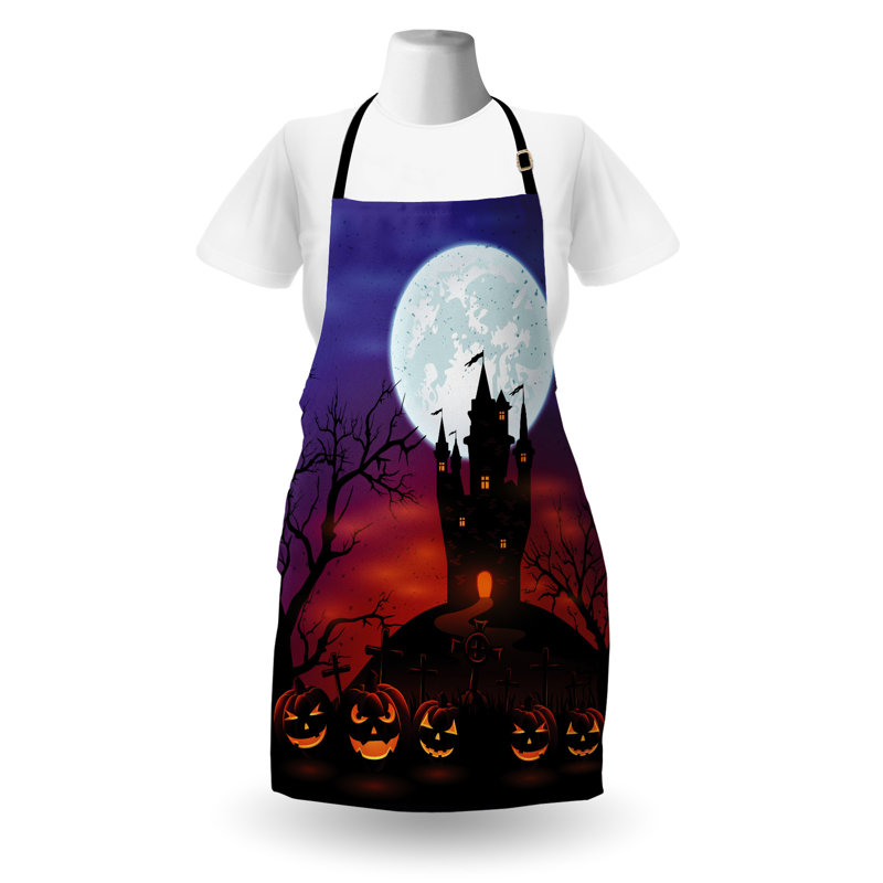 Halloween No Pattern Bib Apron