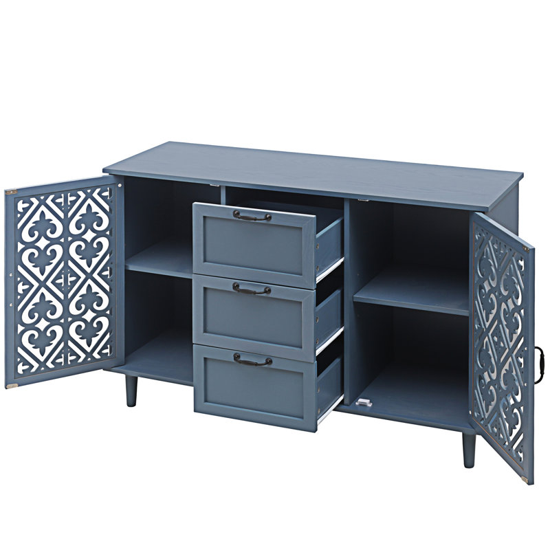 Armoire 2 tiroirs 2 portes
