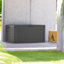 Dakota Fields Ailise 120cm W 324L Water Resistant Plastic Lockable Deck Box in Anthracite/Brown