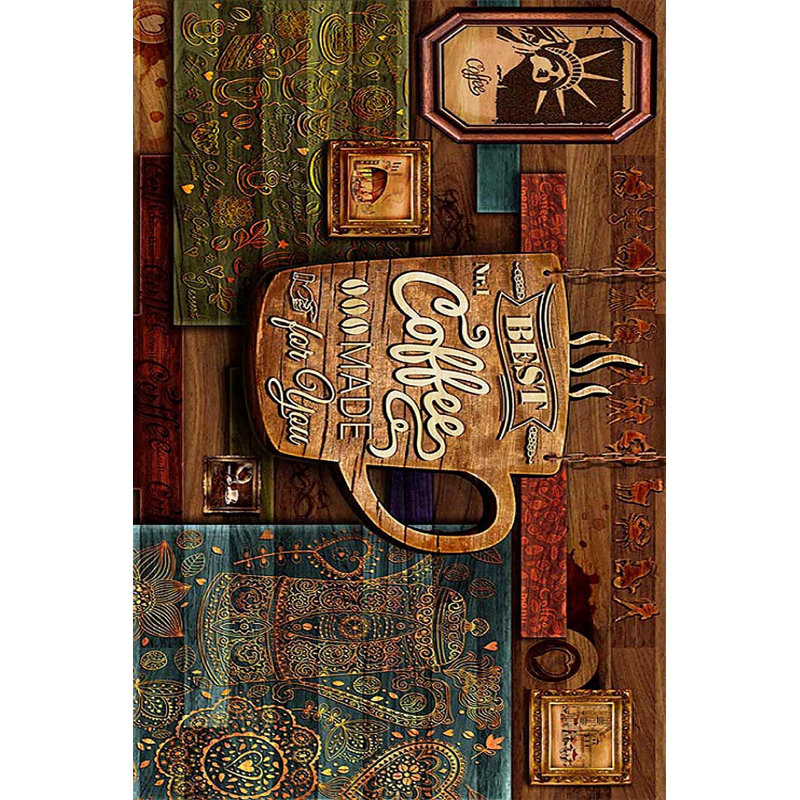 Premium Hall Carpet, 2.6 x 6.6 Feet, 100% Polyester, 650 g/m² | Antibacterial, Non-Slip Underside, 0.3 in Pile Height | Machine Washable, 3D Digital Printing | Durable & Stylish for Any Entryway or Living Room