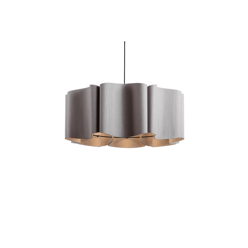 Paulina Acoustic Pendant, Gray Oak