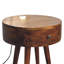 Gefen 40cm W Solid Wood Bedside Table