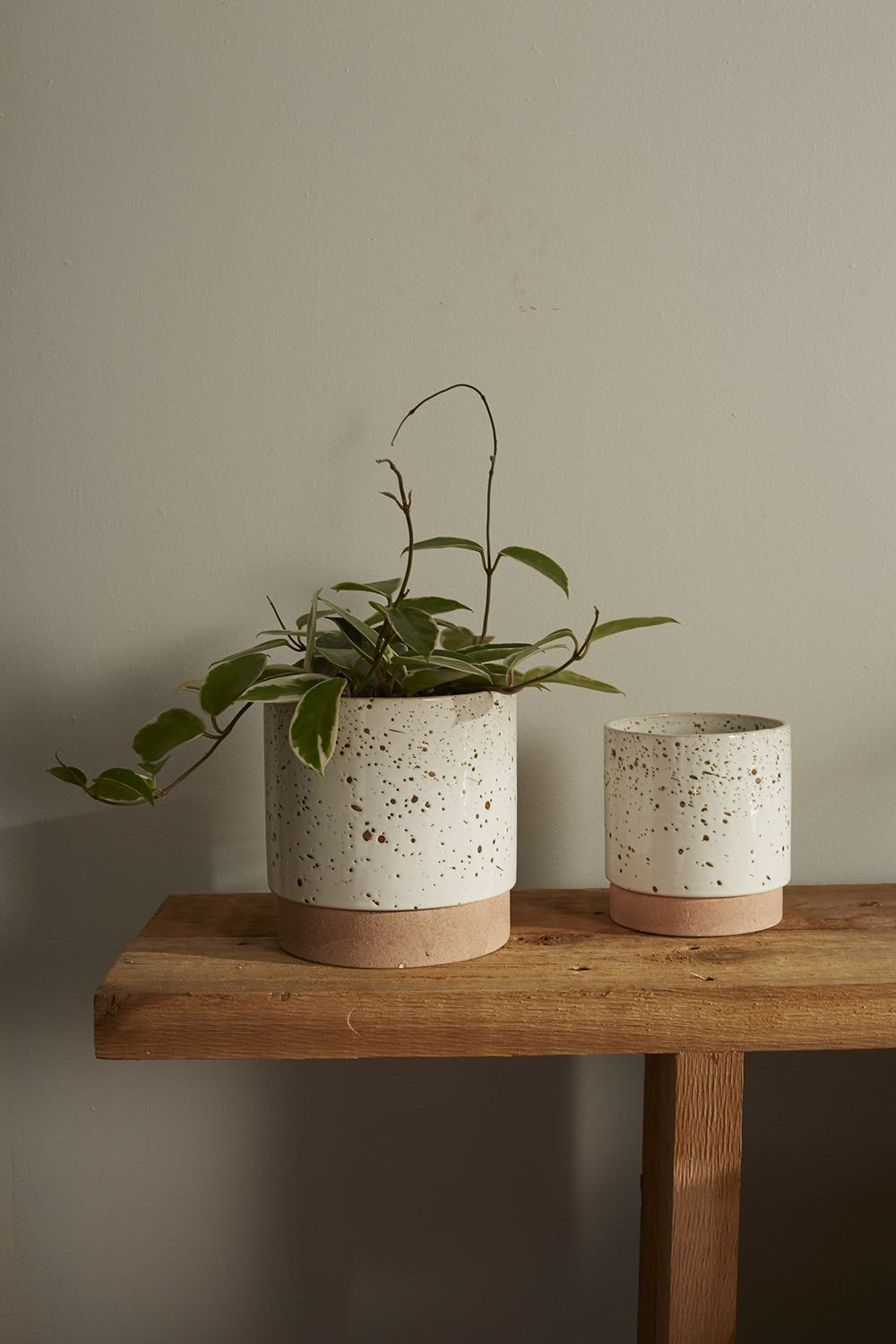 Kaesha Handmade Ceramic Pot Planter, 6.75" H x 6.5" W x 6.5" D