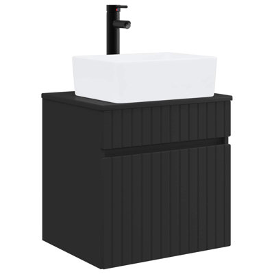 Single Bathroom Vanity with Ceramic Basin