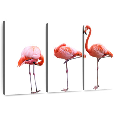 Brampt Pink Flamingo Trio