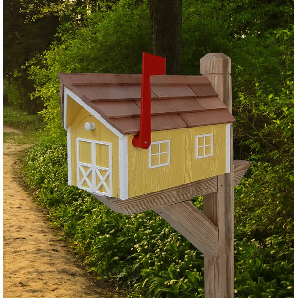 Amish Mailbox, Handmade, Dutch Barn Style Mailbox & Reviews | Wayfair