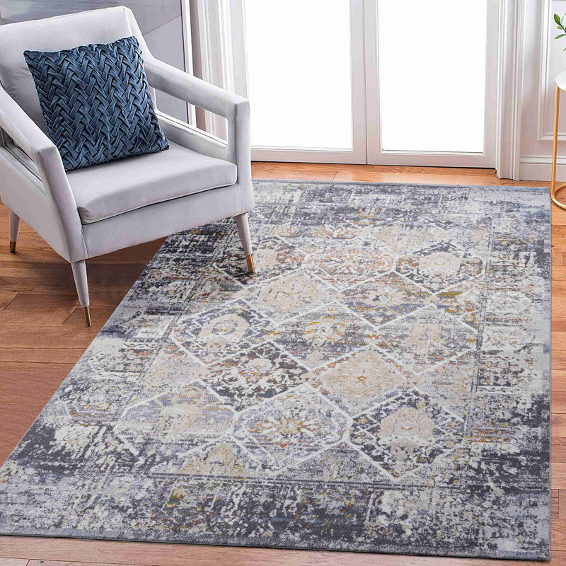 Collection Traditional Non-Shedding Living Room Bedroom Dining Home Office Stylish And Stain Resistant Area Rug