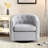  Palopo 29.5" Wide Modern Linen Upholstered Swivel Tufted Recessed Arms Accent Chair (Set of 8)-107731831