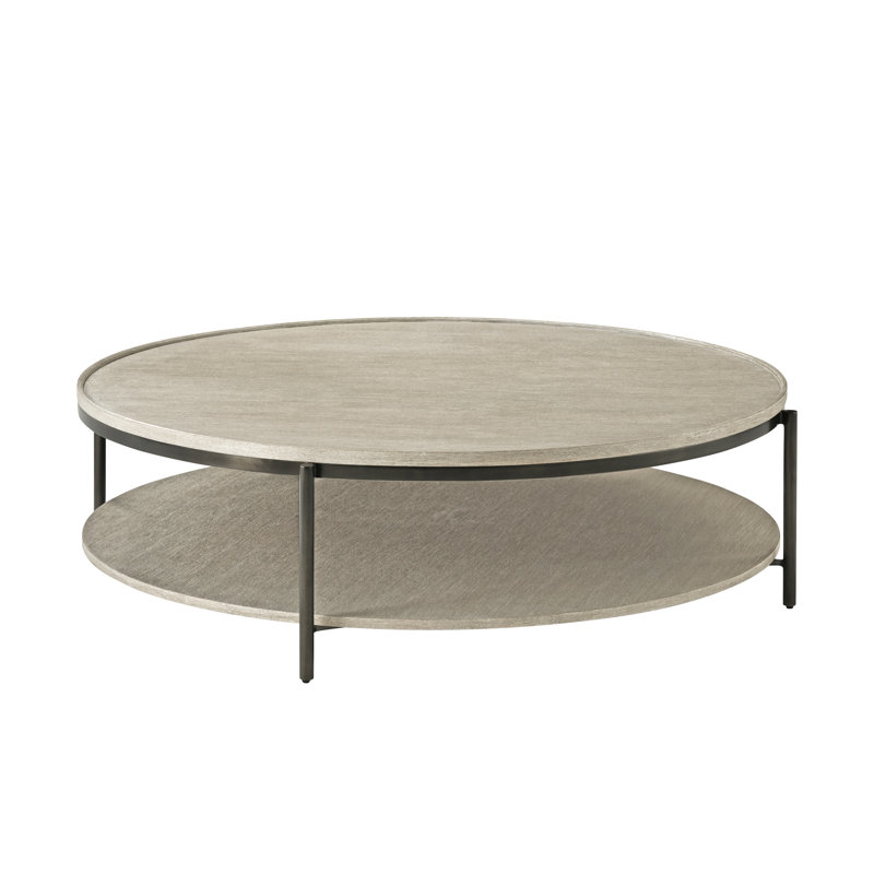 Repose Solid Wood Coffee Table, Gray