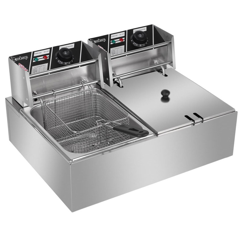 Rebuyhome 5000 Watt 12 2 Basket Deep Fryer