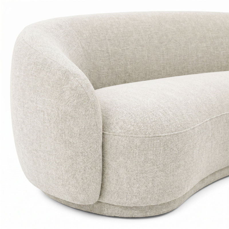 Canapé en chenille 2 tons Kendall