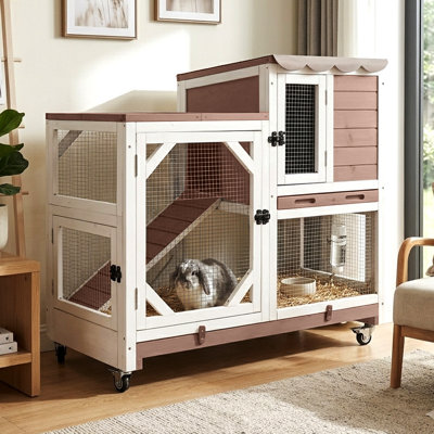 Cage à lapins intérieure et extérieure Archie & Oscar ™