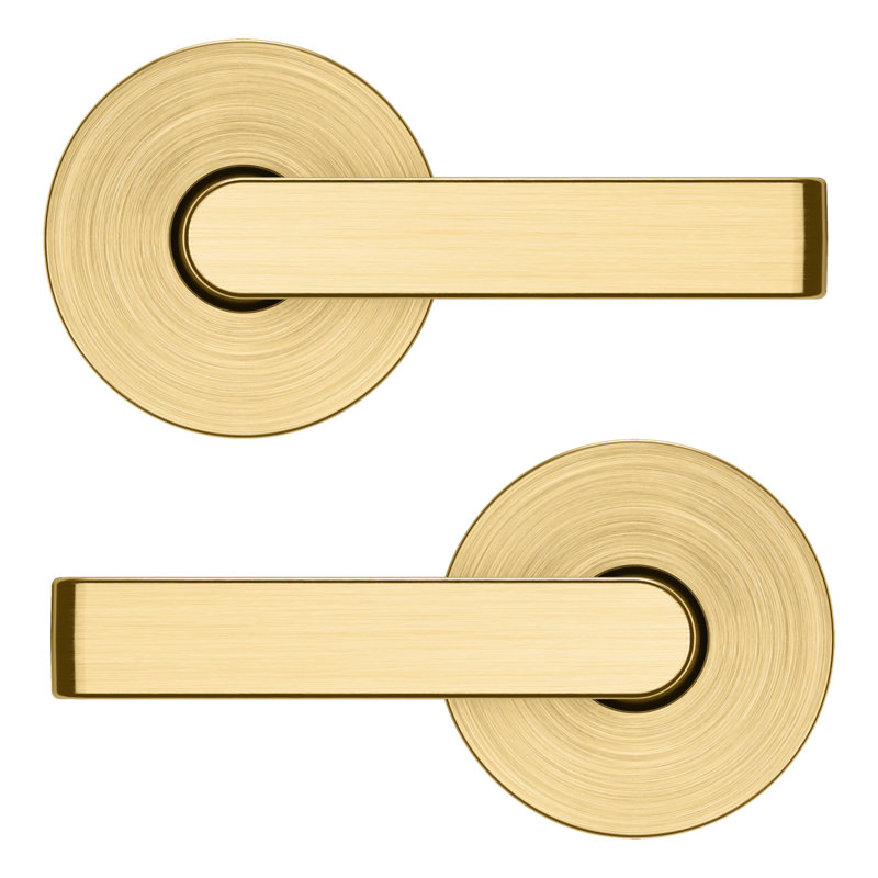 5105 Lever Door Lever, Lifetime (PVD) Satin Brass