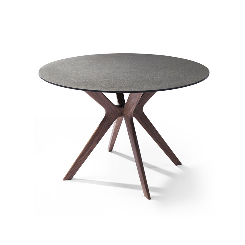 Yerington Round Stone Top Dining Table