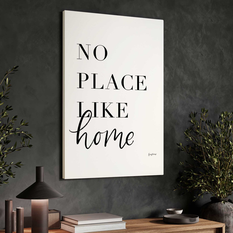 No Place Like Home, reproduction sur toile, Toile tendue, H 12 po x l 8 po x P 1,25 po