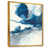 Toile avec cadre flottant or