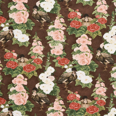 Schumacher x Mary McDonald Lady Hollyhock Fabric