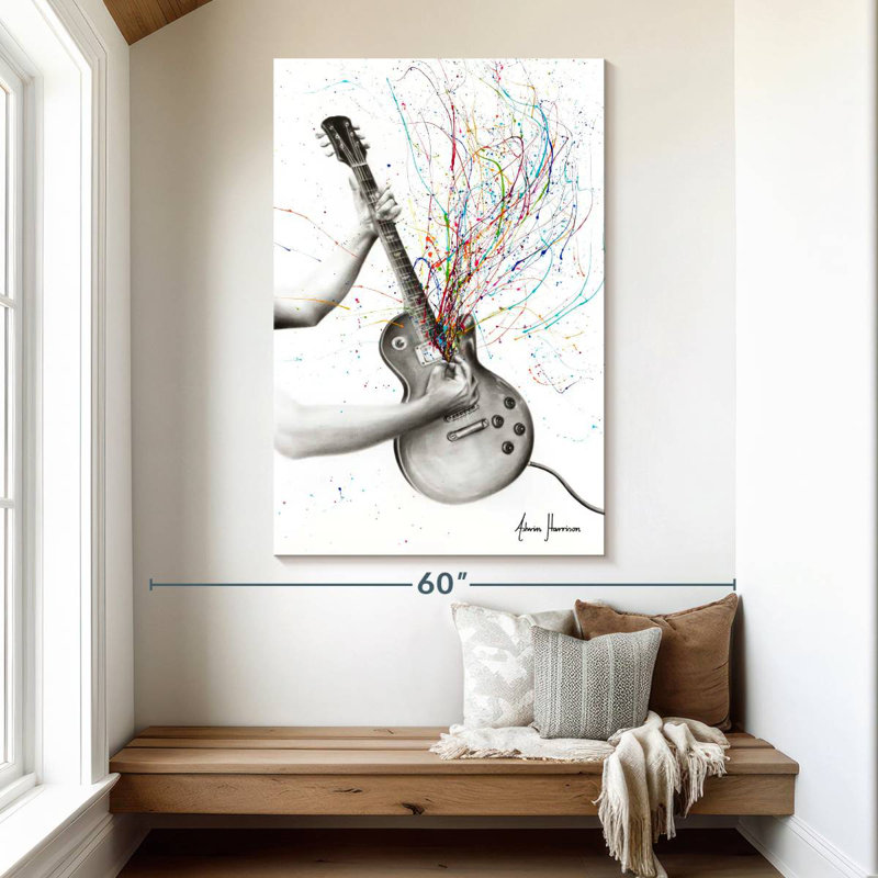 Guitare Abarca The Star, H 51 po x l 34 po