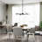 4 - Light Dimmable Globe Chandelier