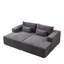 Méridienne modulaire surdimensionnée de 87 po, sans assemblage requis, causeuse en peluche avec canapé-lit inclinable, fauteuil-lit moderne moelleux pour la chambre à coucher du salon intérieur-1084922430